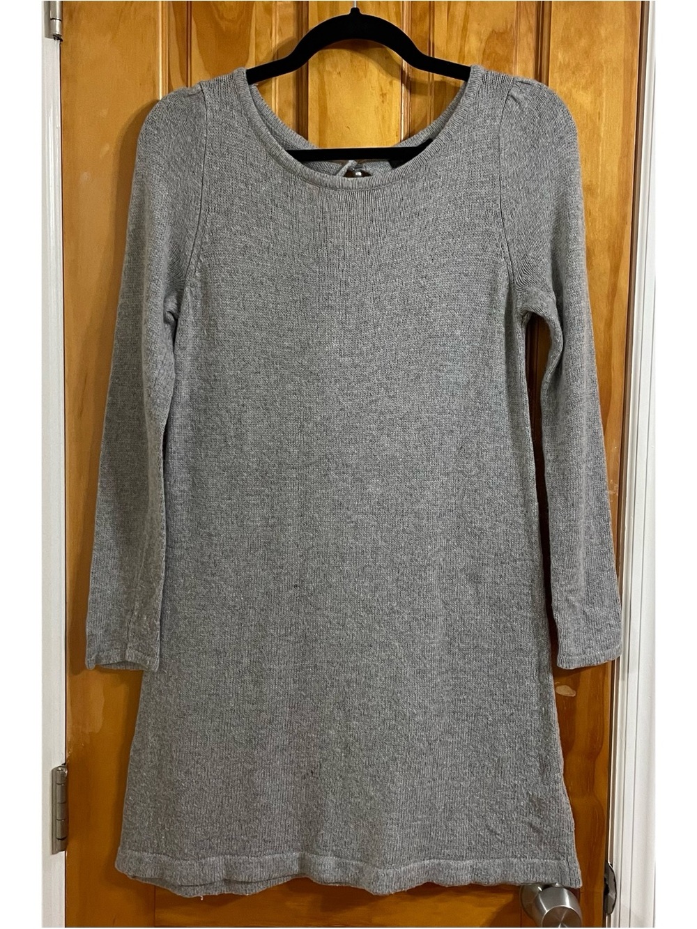 H&M Gray Long Sleeve Knit Dress